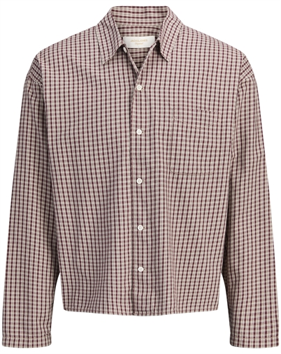 Jack & Jones - JORAustin Clean Check Hemd - Chocolate Truffle